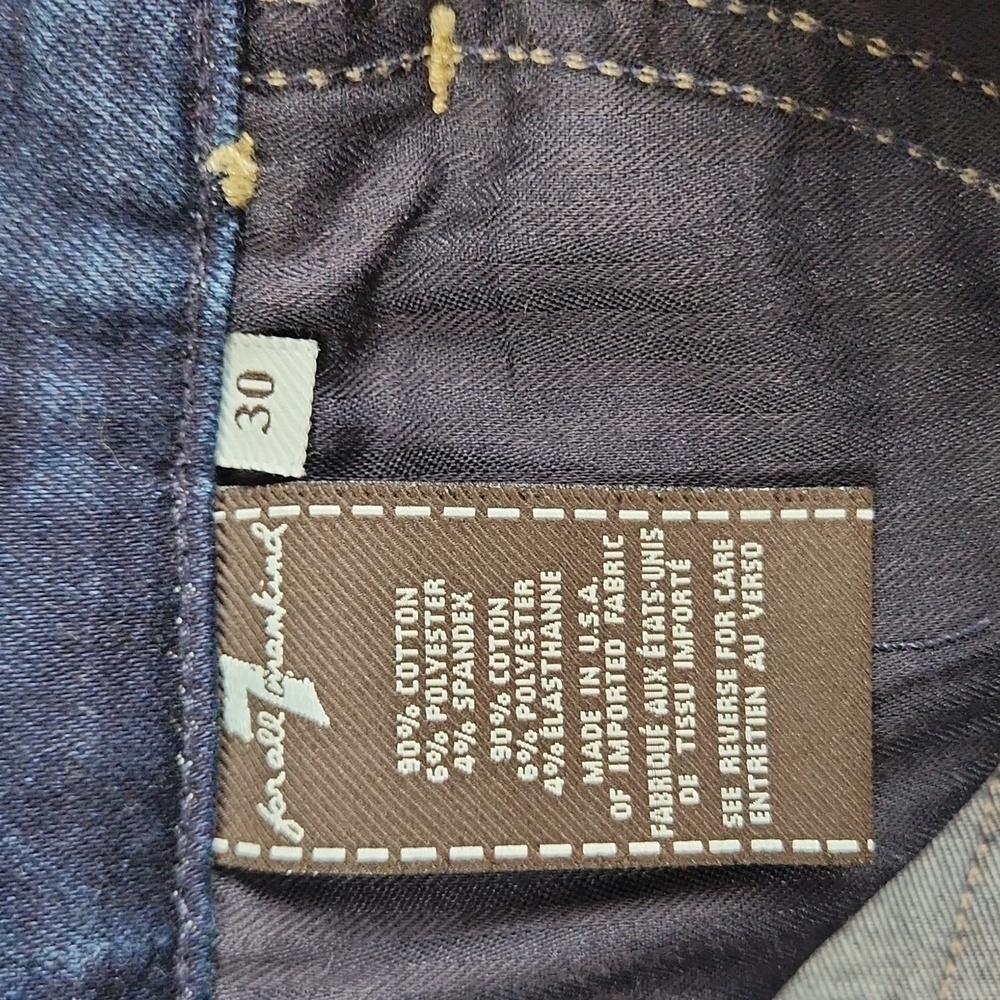 7 For All‎ Mankind The Skinny Boot Cut Jeans - Picture 6 of 8